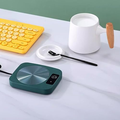 Miniatura 5 de Calentador de tazas de bebidas para escritorio, calentador de tazas portátil para viajes, oficina en casa y calentador de café para cacao, leche,