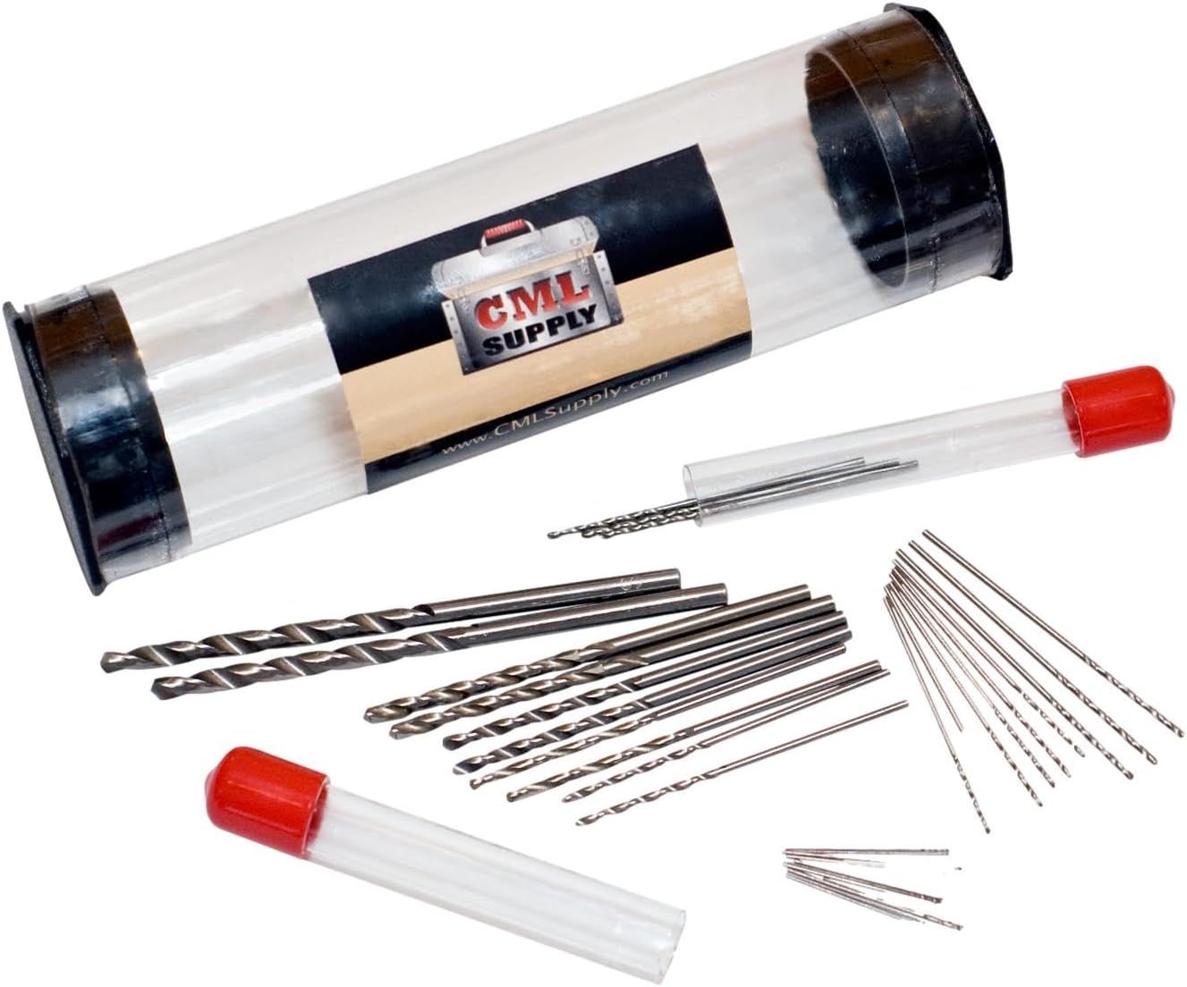 Mini Micro Drill Bit Set 30 pcs 0.013"-0.079" (0.4-2mm)