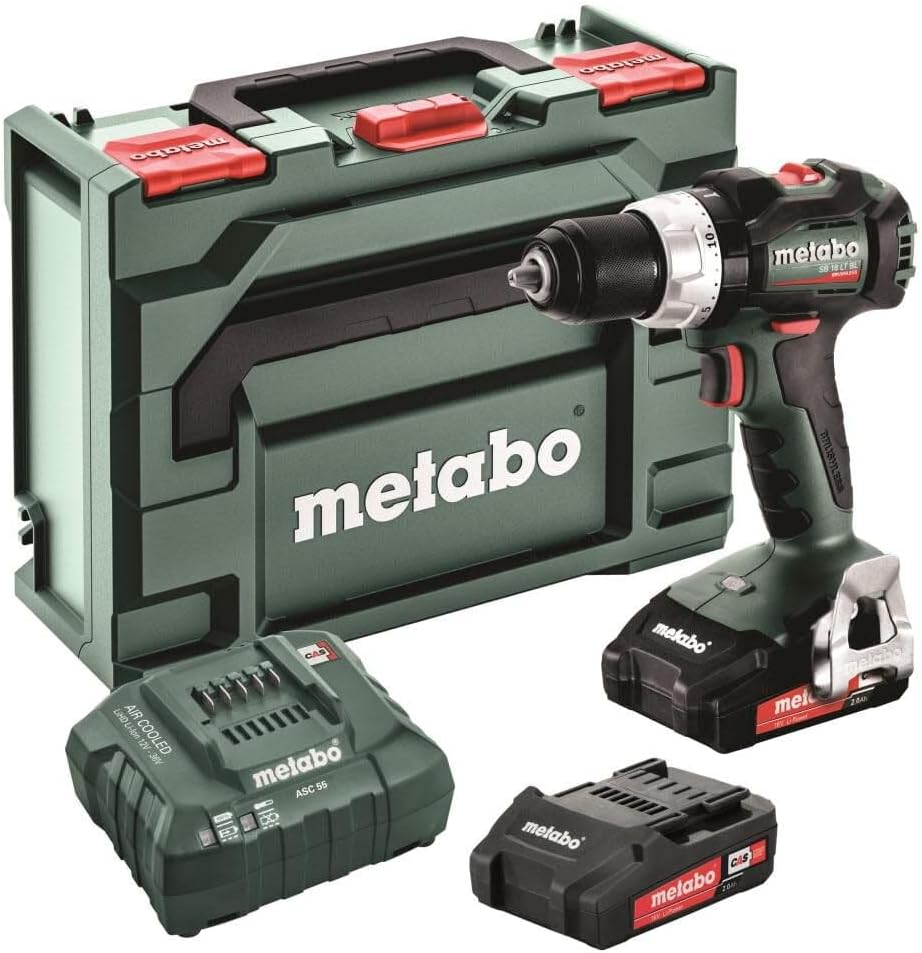 Metabo SB 18 LT BL 2x 2.0kit 18V Brushless Hammer Drill/Driver 2.0Ah Kit