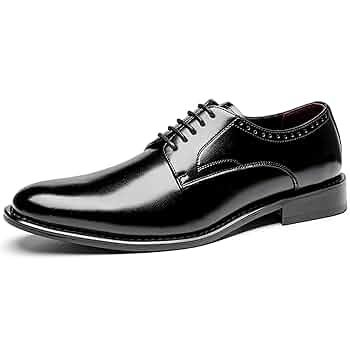 Amazon.com: QAXZESA Men's Leather Lace-up Formal Dress Shoes