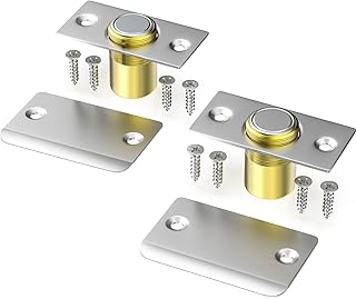 Upgraded Magnet Door Catch, Adjustable Strong Magnetic Ball Catch for Top of Door, Replacement