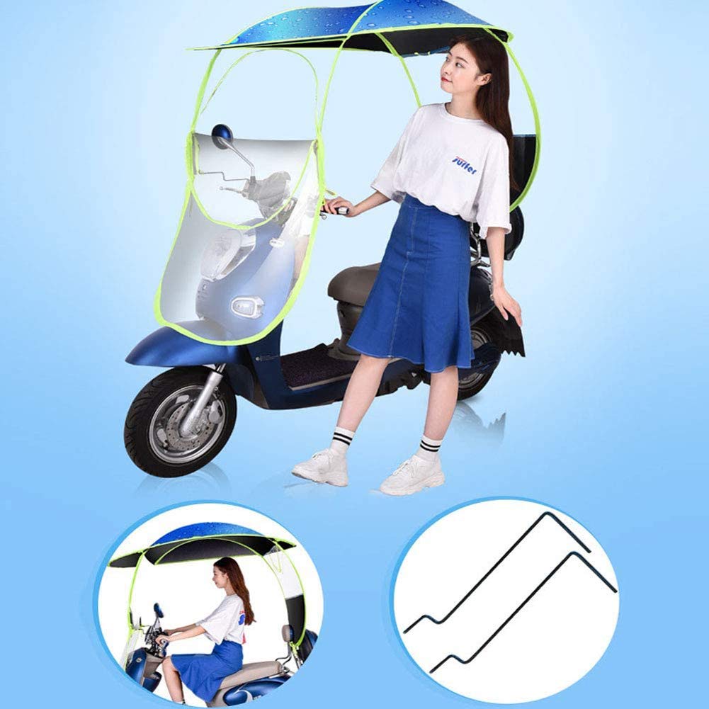 Universal Car Motor Scooter Parasol Mobility Sun Shade Osłona przeciwdeszczowa Wodoodporna, skuter składany Mobility Scooter Baldachim, B