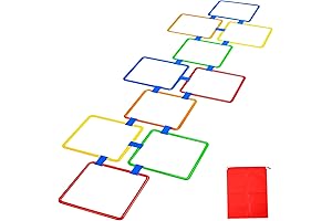 10Pcs Square Hopscotch Rings