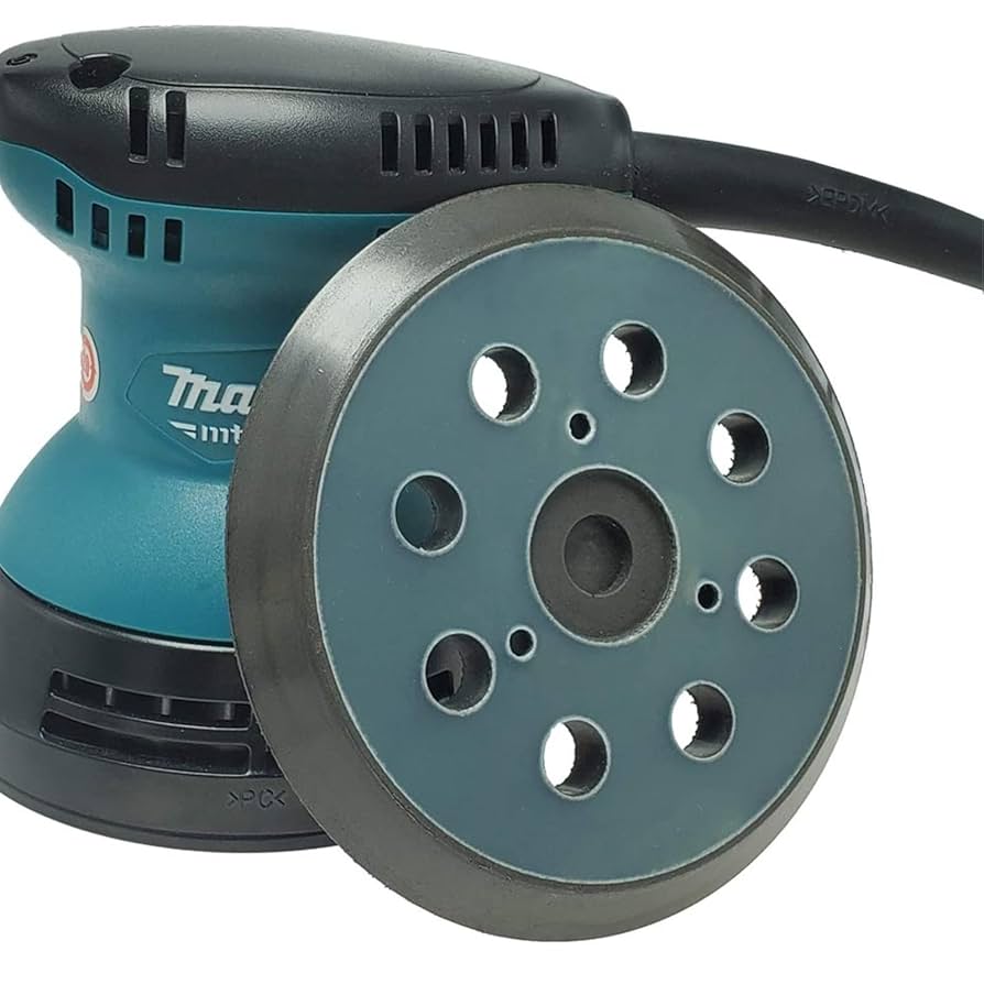 5 Inch 8 Hole Sander Pad with 3 Screw Holes, Replacement Pad