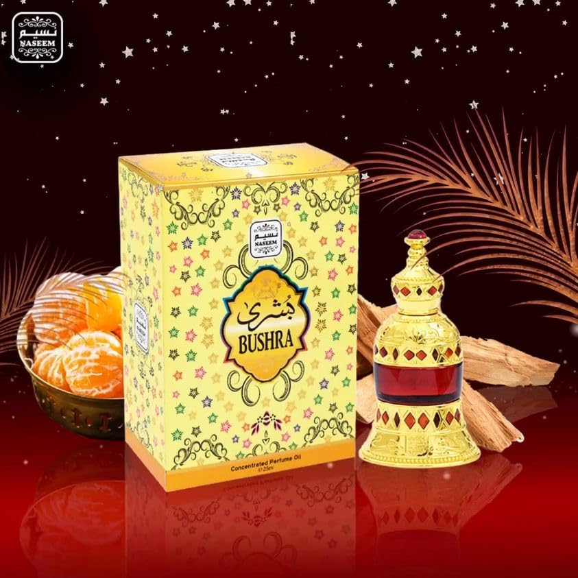 Naseem Bushra Perfume Oil for Women 25ml - Long-Lasting Alcohol-Free Fragrance, Fresh Fruity & Sandalwood Scent, Premium Non-Alcoholic Concentrated Perfume Oil - Image 2