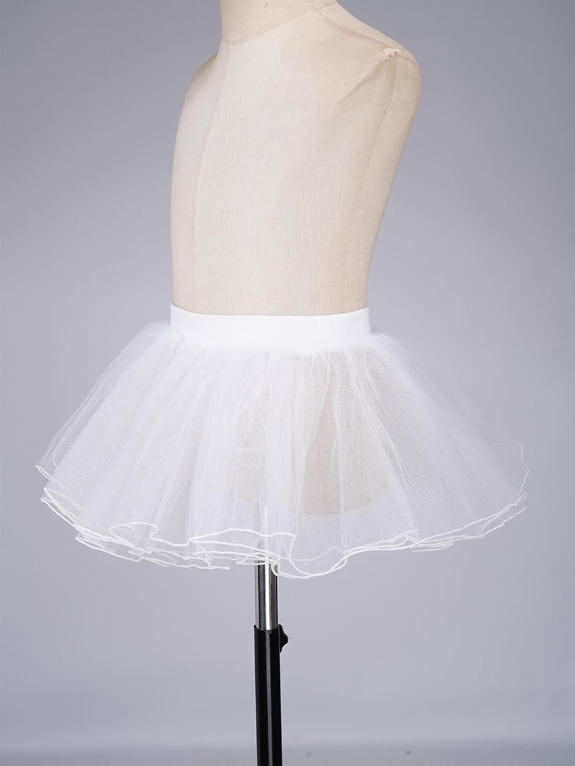 Girls Tutu Skirt Ballet Dance Layered Tulle Dance Skirt Ballerina Dancewear Ballroom Party Fancy Dress