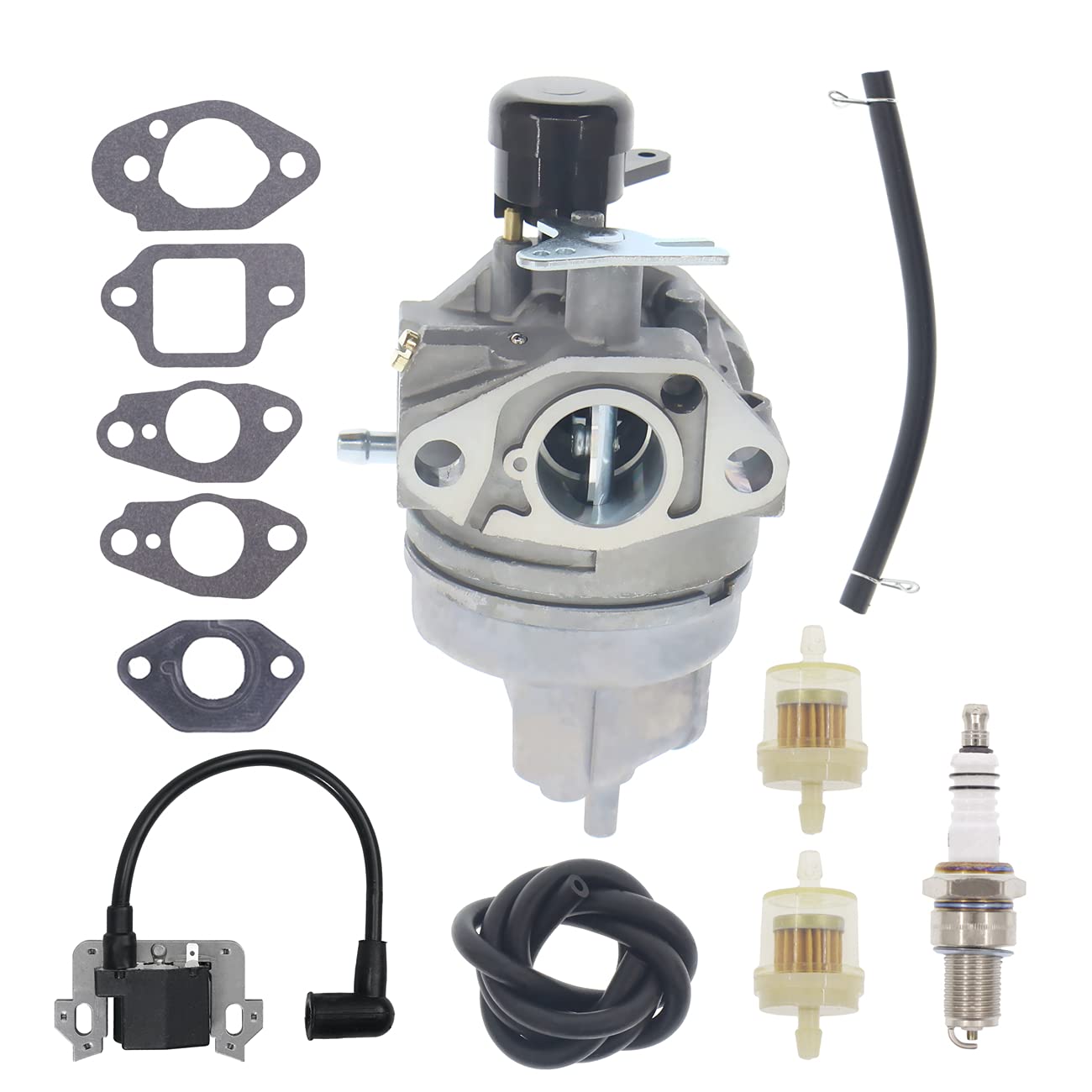 Hutdkte Carburetor for Honda HS720 HS520 Snow Blower 16100-Z1A-H01 16100-Z0J-H03 with Ignition Coil Kit