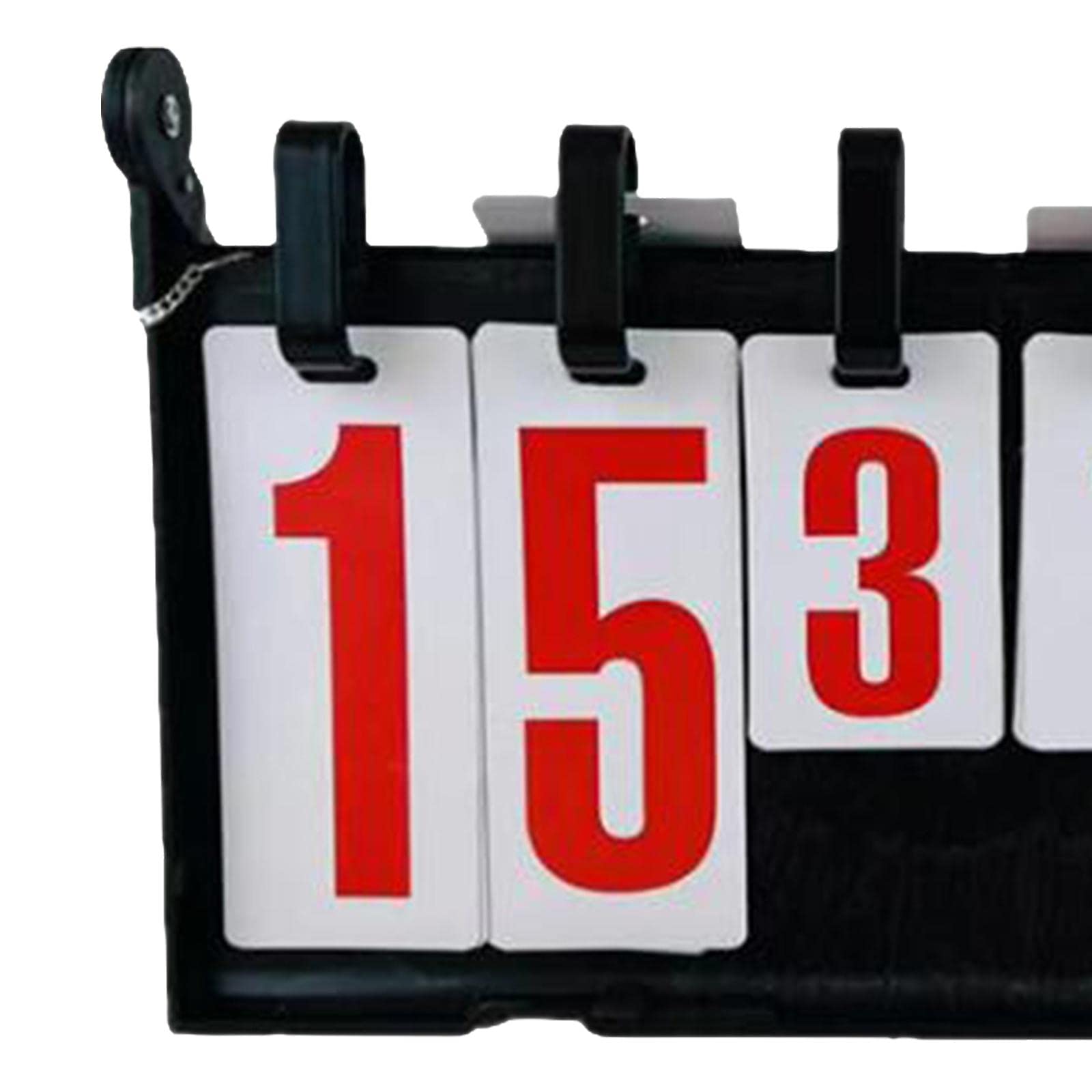 predolo Scoreboard Zählbrett Punktanzeiger Flip Score Board Sport Ergebnisanzeige 6-stellig aus Wasserfestem PP für Indoor Outdoor Spiele 39cmx23cm