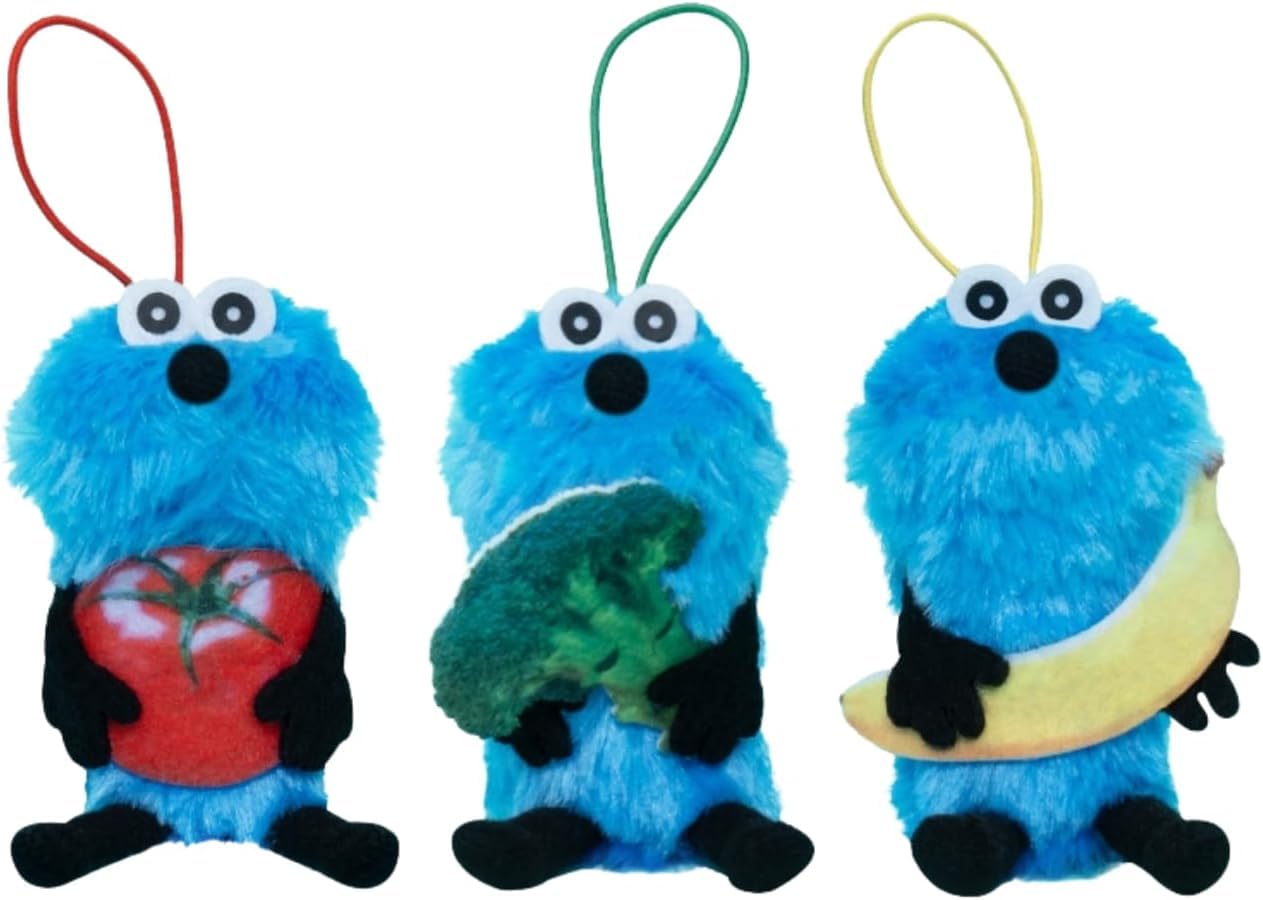 【新品タグ付き】パペットスンスン　新鮮！食べ物マスコット　全３種　コンプリート Amazon.co.jp: パペットスンスン 新鮮！ 食べ物マスコット 全3種