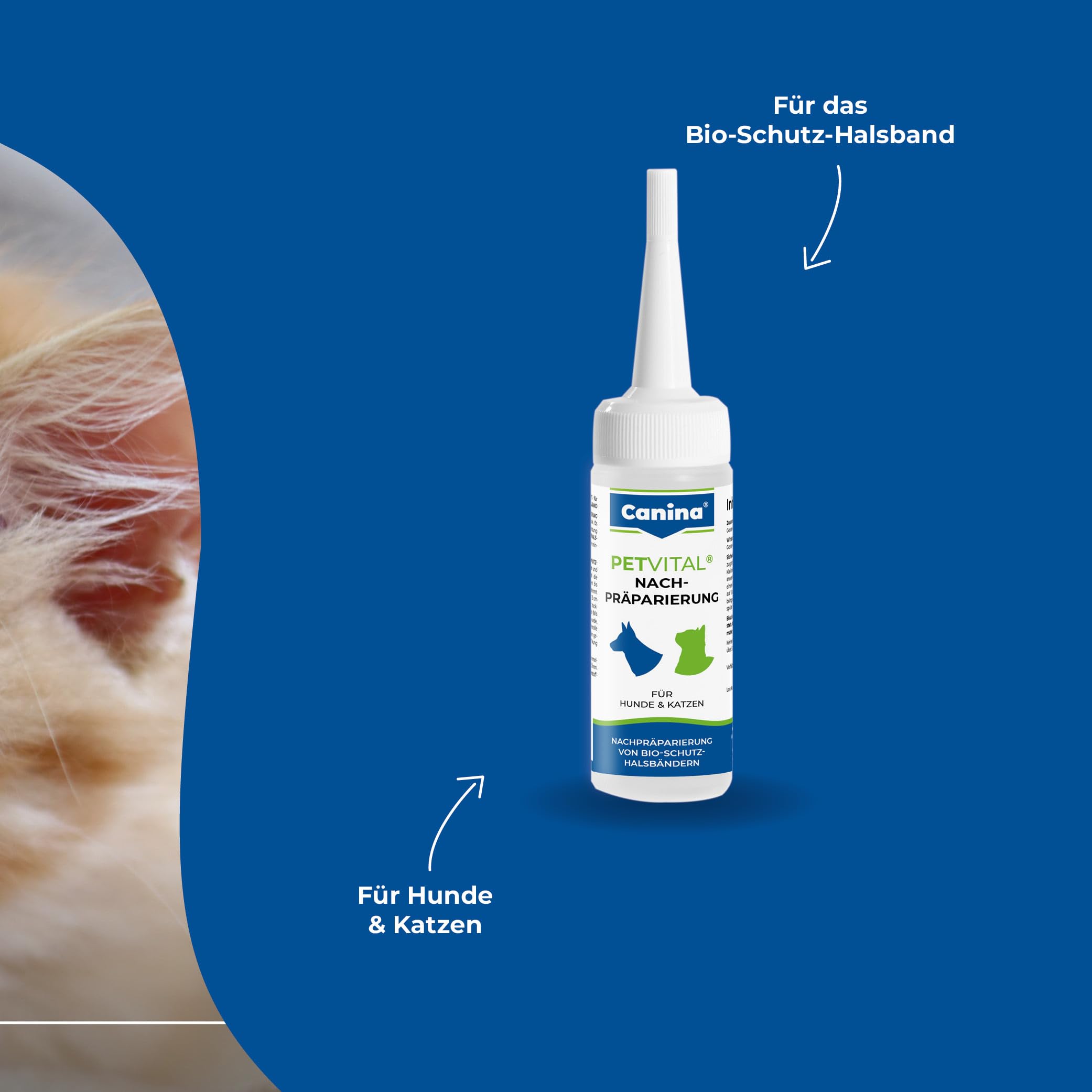 Canina 74144 1 Petvital Bio obroża ochronna, 30 ml