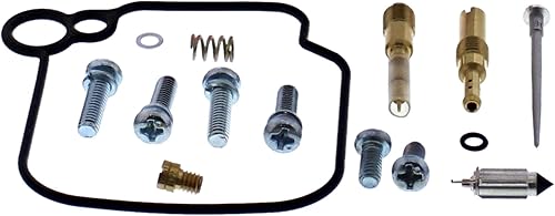 All Balls Kit de reconstrucción de carburador (26-10021) para Yamaha XC50 Vino, paquete de 47, rojo