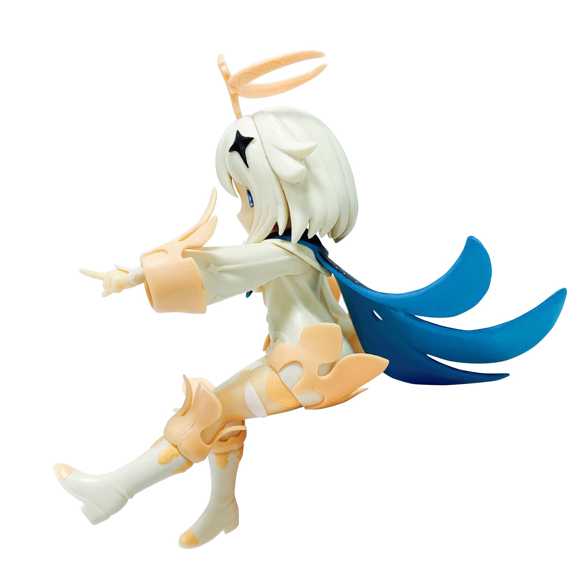 Qiqi Figura Statue10cm Anime Action Figure Game Character Qiqi Figurine Bere Cocco Seduto Posa PVC Modello Desktop Ornamento Da Collezione