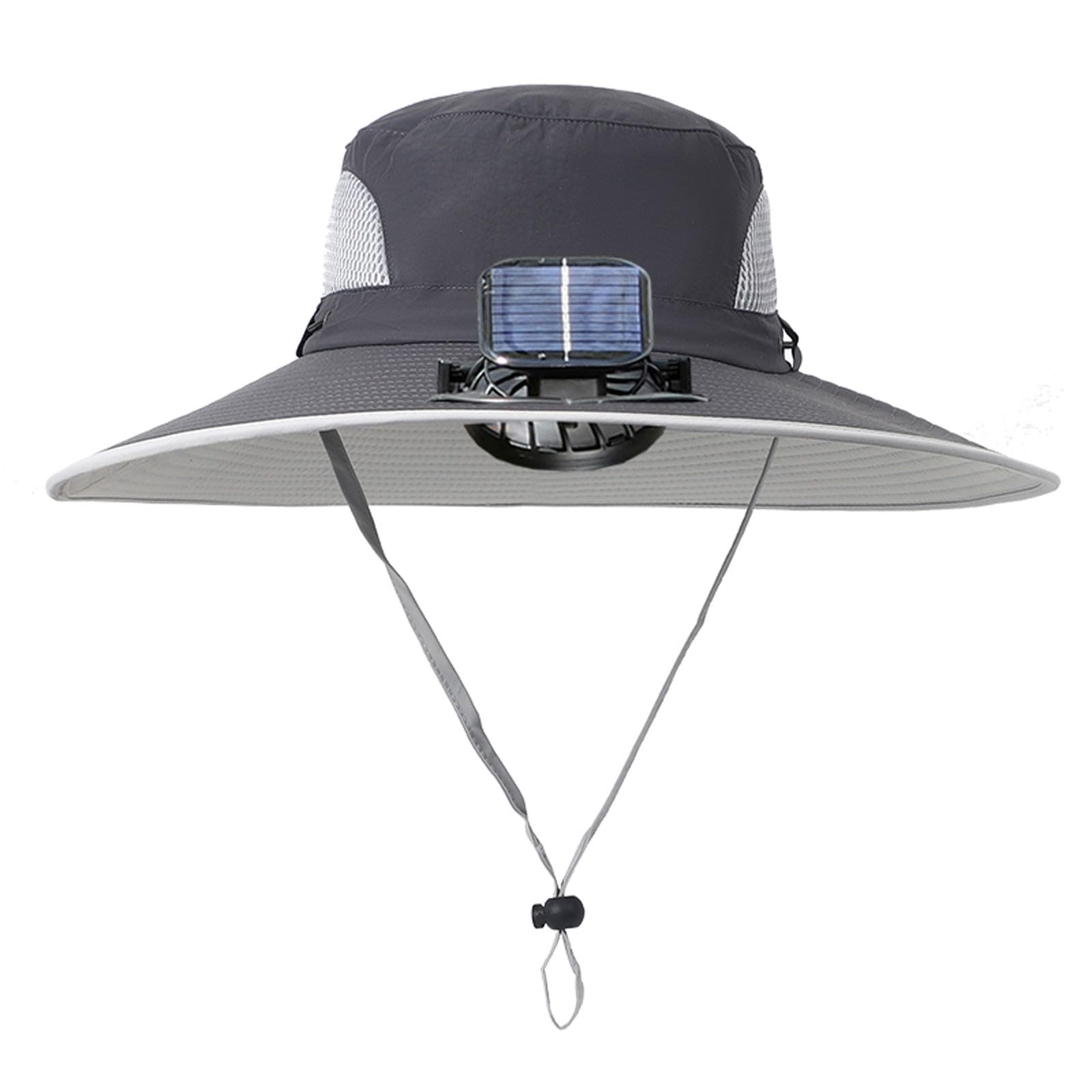 Chapeau de soleil extérieur à large bord ventilé pour éviter les coups de chaud - 5