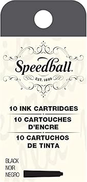 Speedball Art Products 002905 Fountain Pen Ink Cartridges Set