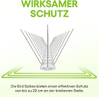 Anytime Garden Rozsdamentes Acél Galambriasztó Tüskék - 3m Hosszú Madárelhárító Rendszer - Egyszerű Összeszerelés - Időjárásálló Védelem Tet 3