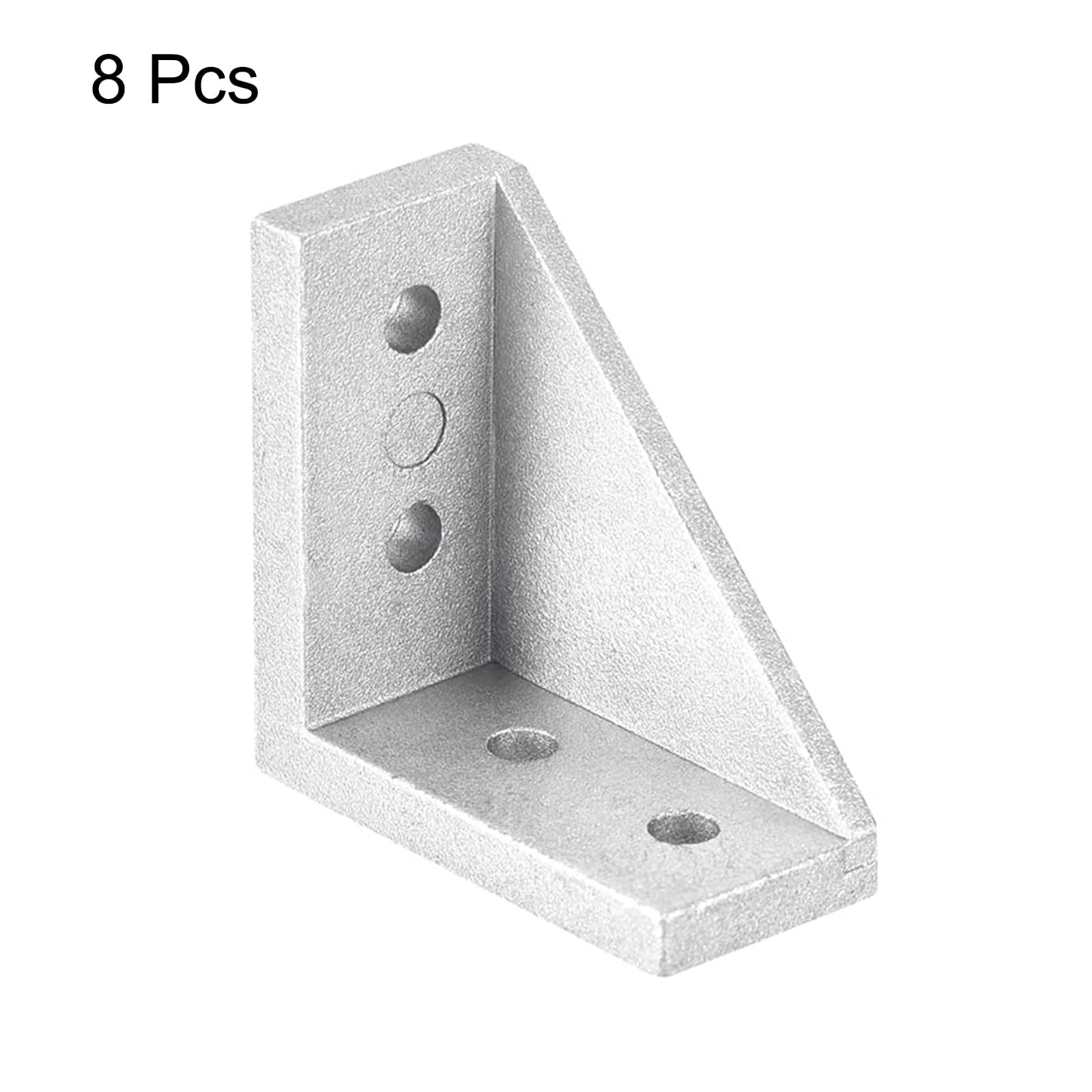 TA-VIGOR 8 Pcs Inside Corner Bracket Gussets 38x38x18mm 2040 L Shape Angle Connectors for 2020/2040 Series Aluminum Extrusion Profiles - Image 3