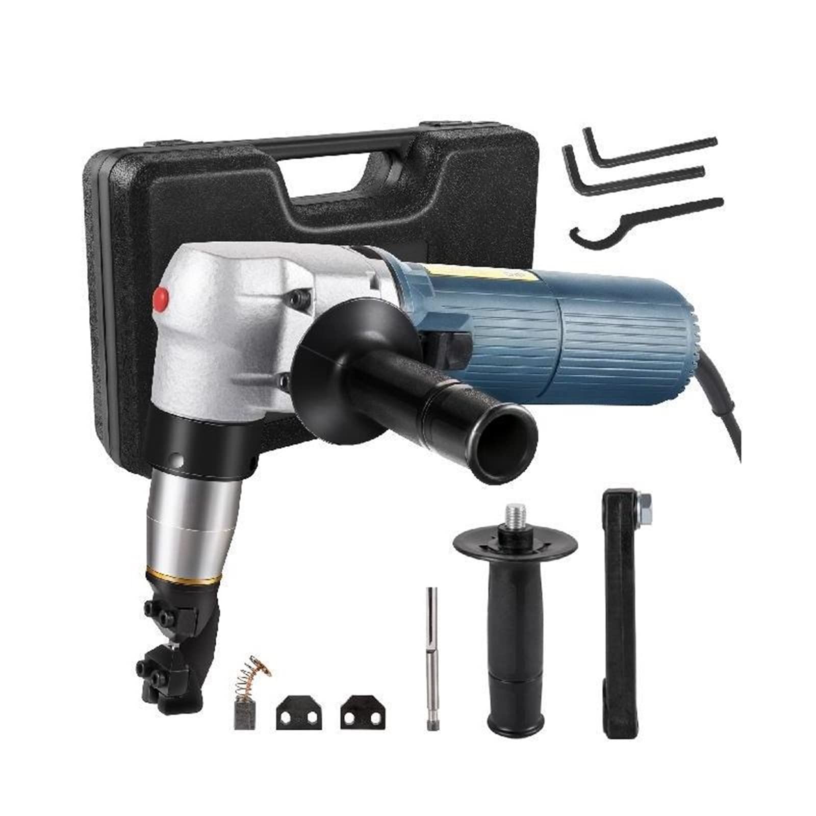 380W 625W Electric Metal Nibbler Corded Shears Cutter 1.8MM 4MM Cutting Thickness for Sheet Stainless Steel Plastic,High Stability(380W)