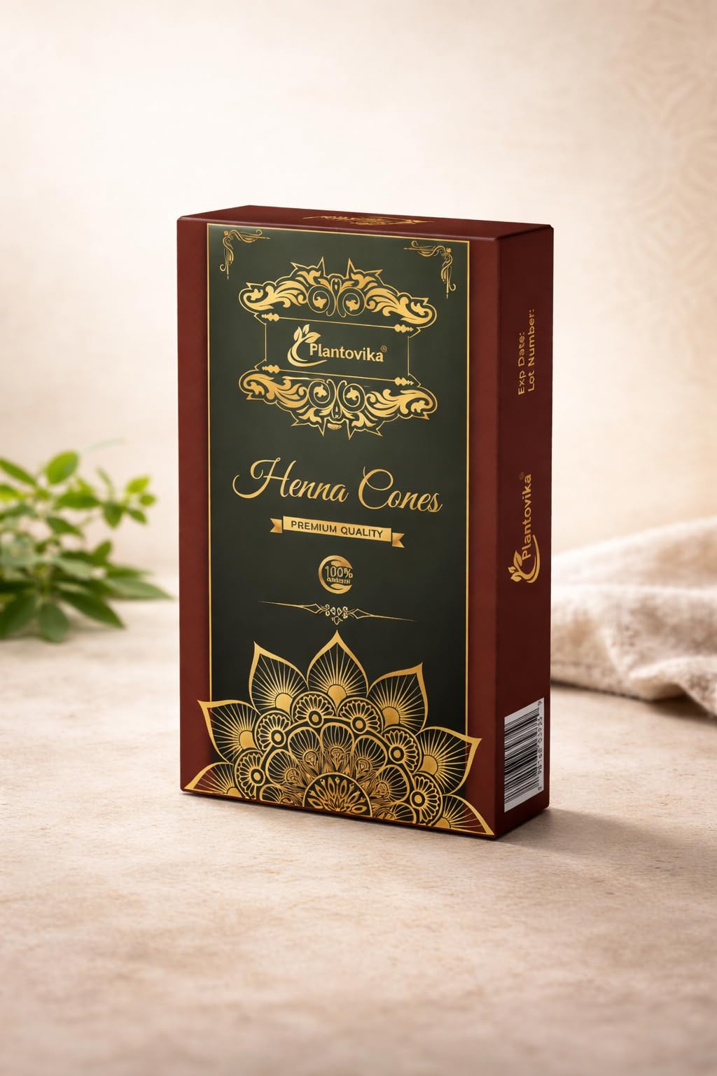 QUEEN'S HENNA 3色　8個セット Celebrating Cultural Diversity Through Henna and Jagua Artistry