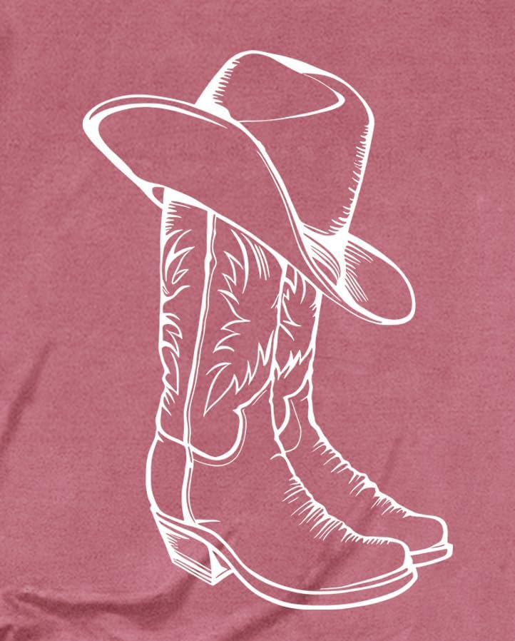 Western Shirts for Women Cowgirl Tshirt Country Themed Tee Tops - Image 5