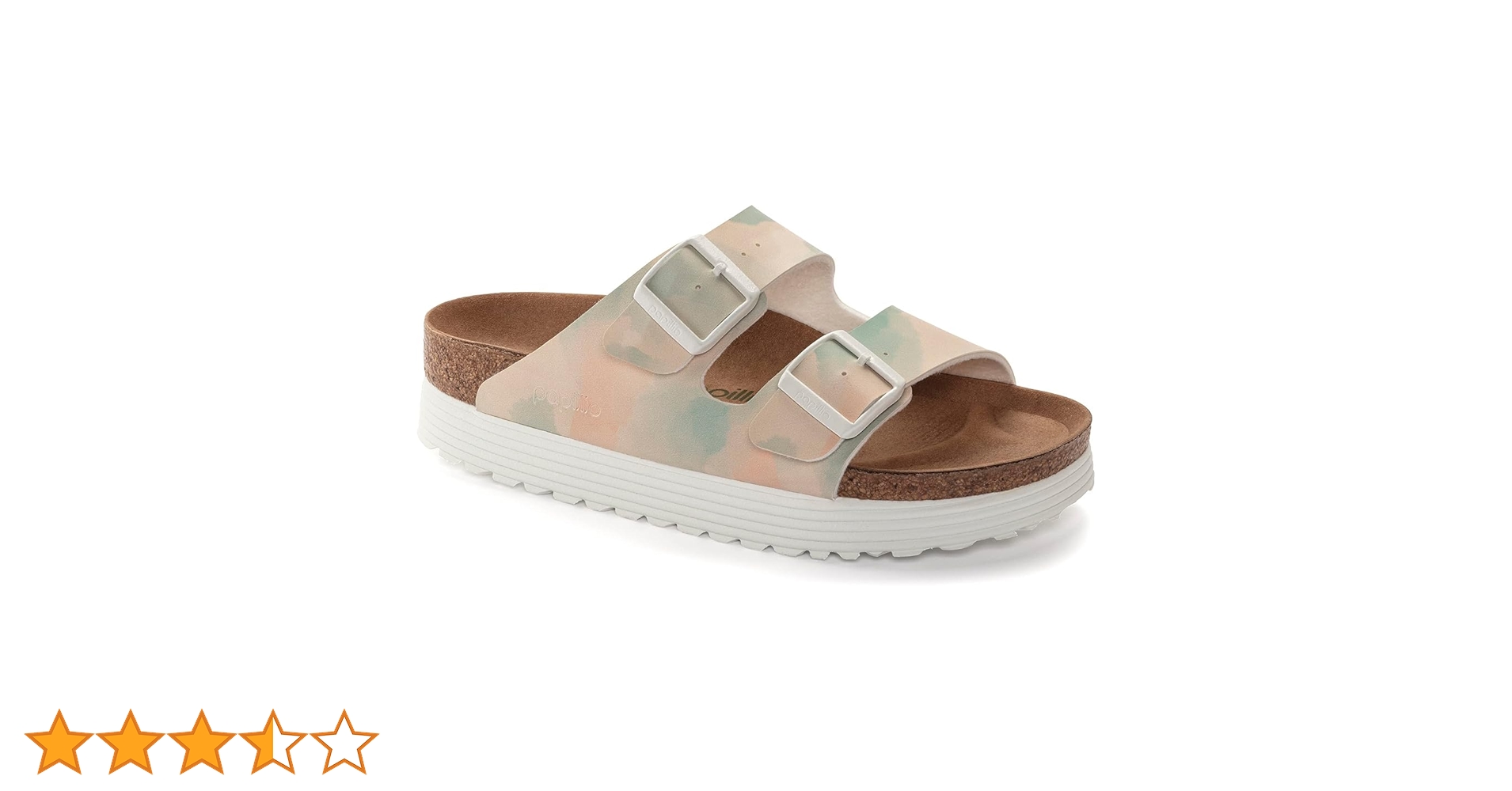 Birkenstock Papillio Arizona Grooved Watercolor Pink Veg