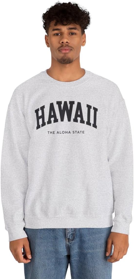 Hawaii Adult Unisex Crewneck Sweatshirt - Image 3