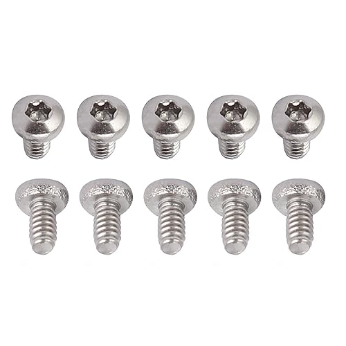DTGN Tornillos Torx de cabeza plana M2x6mm (DXL), paquete de 20, buenos para maquinaria, sujetadores de seguridad Torx de acero inoxidable 304 a
