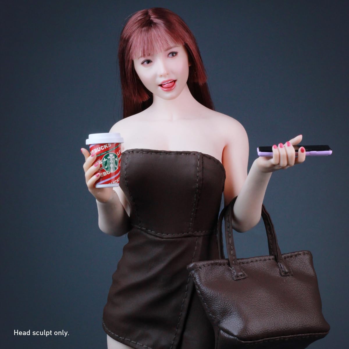 Amazon | HiPlay Z6TOYS 1/6 アジアン可動アイ女性ヘッドスカルプ