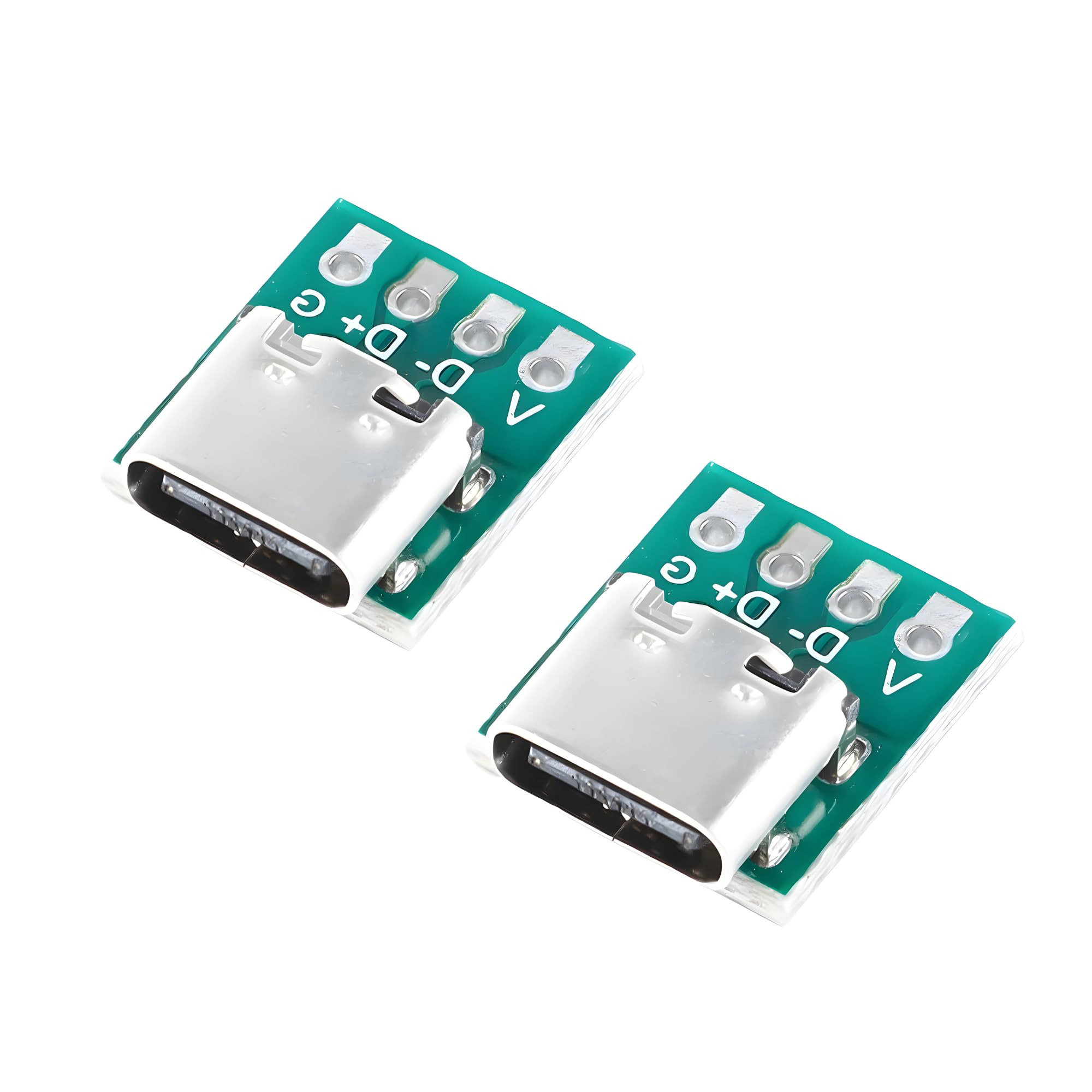 oceanlabz USB Type-C 4 Pin Female Connector Tested Breakout Board (Pack of 2) (B0CYGMZ8L2) Amazon Price History, Amazon Price Tracker
