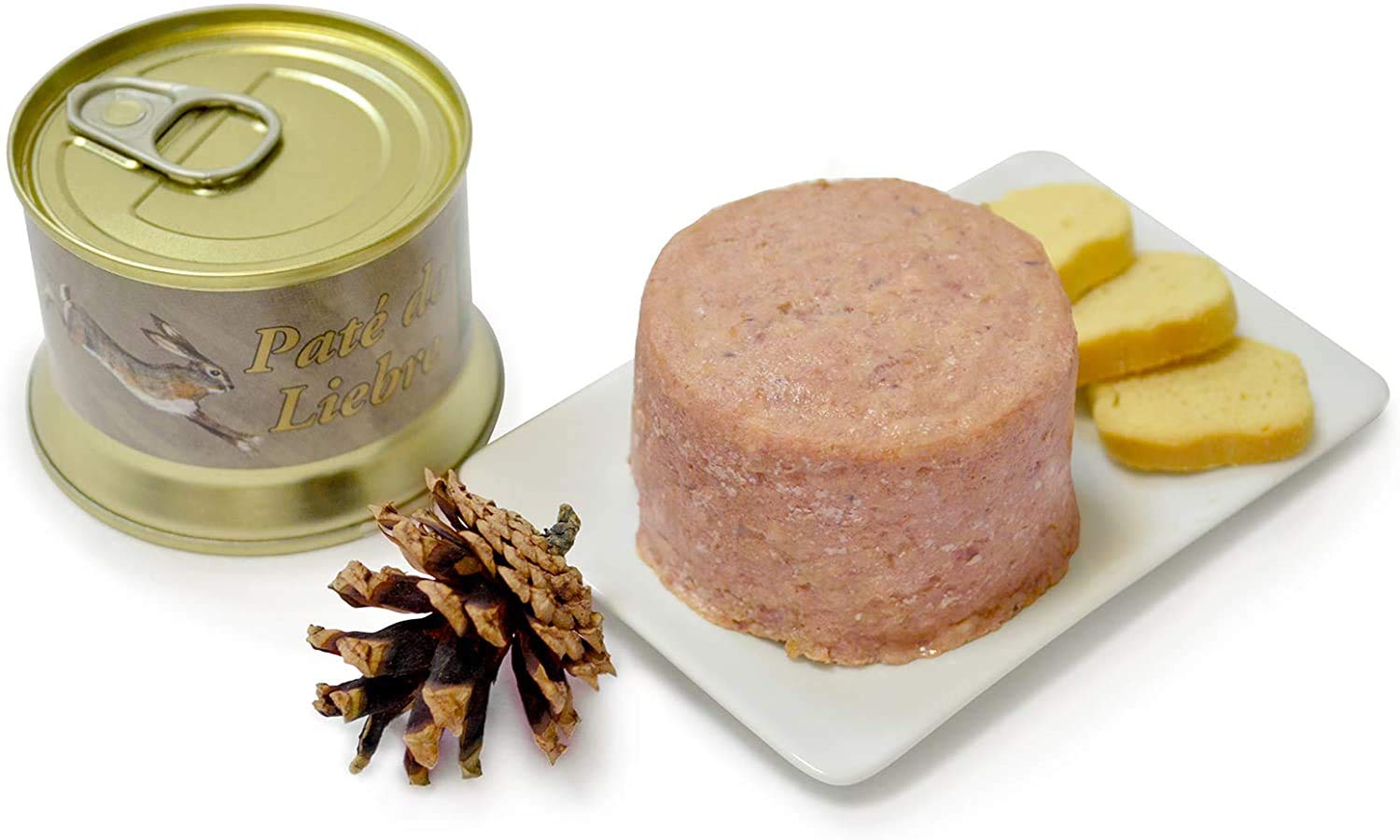 Paté de liebre trufado al Armagnac Montes Universales (135g)