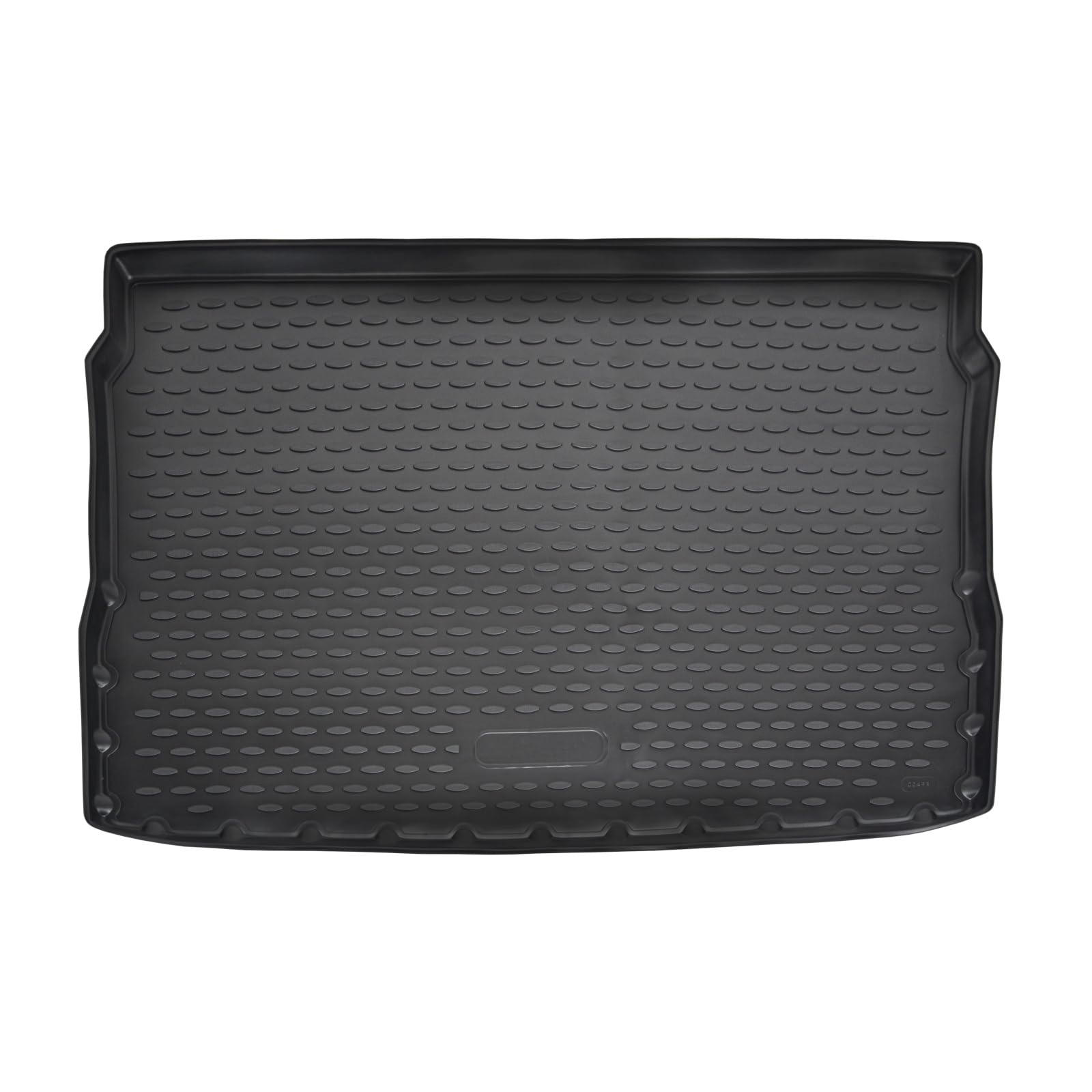 J&J AUTOMOTIVE Tapis de Coffre en Caoutchouc Premium Peugeot 2008 Depuis 2019 (Étage supérieur), Ajustement Spécifique, Bord Haut, Noir, Antidérapant, Inodore
