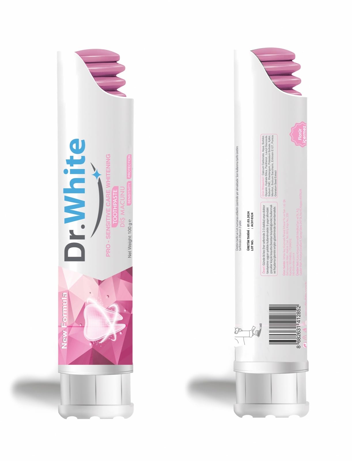 Dr.White Brillance Purple Whitening Diş Macunu 100Ml