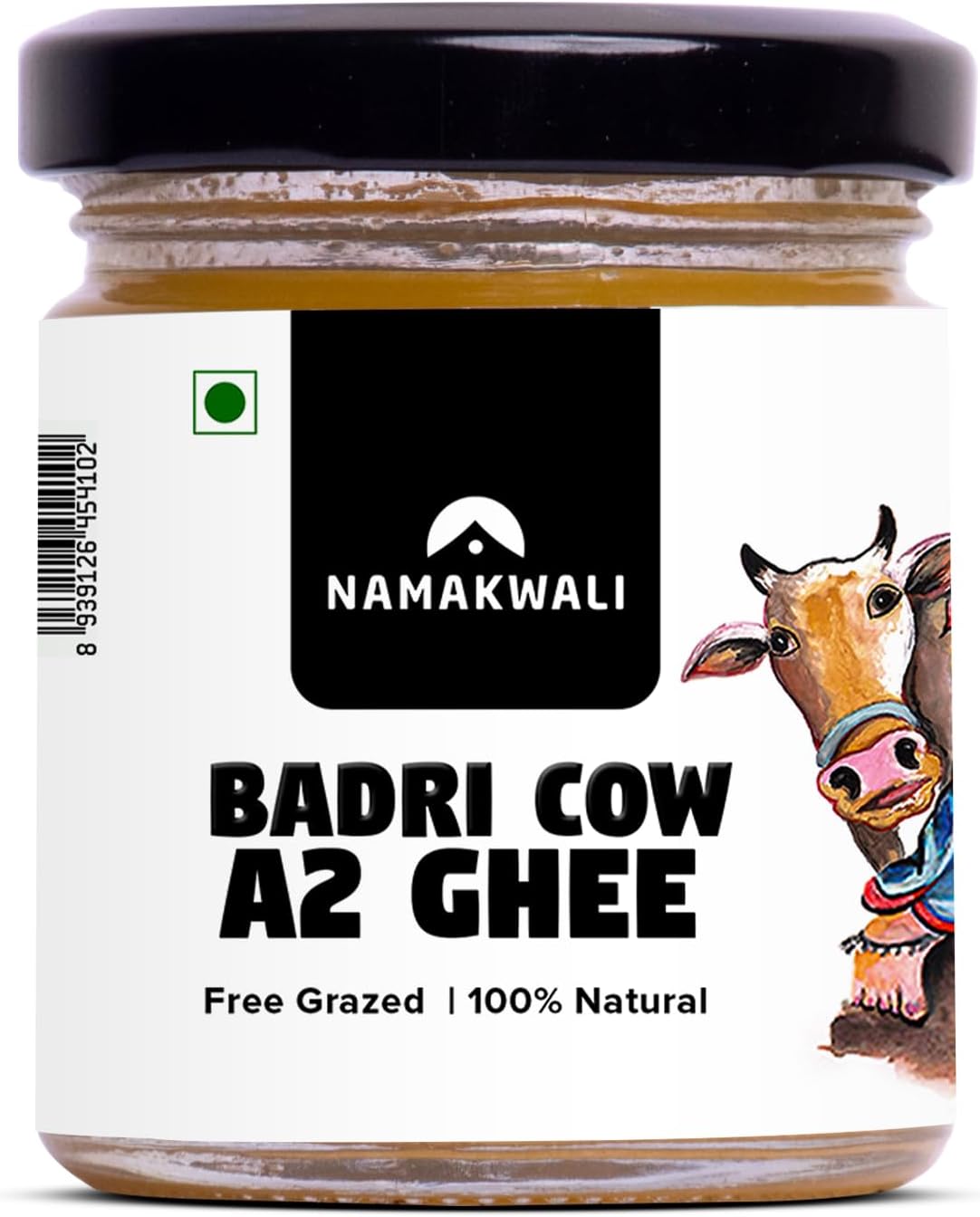 Namakwali A2 Badri Cow Ghee 100ml | Pahadi Bilona Ghee in Glass Jars | Tradit...