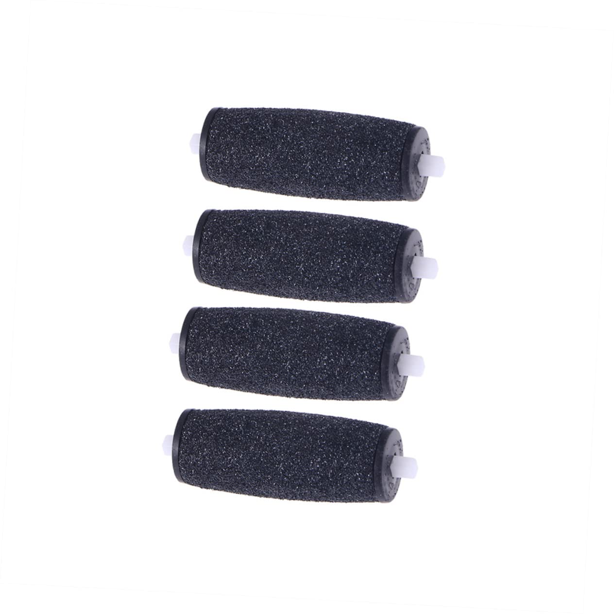 SHERCHPRY 8Pcs Machine Replacement Rollers Dead Skin Remover Heads for Electronic Foot File Coarse Black Blue Rollers Durable Accessory for Smoother Feet