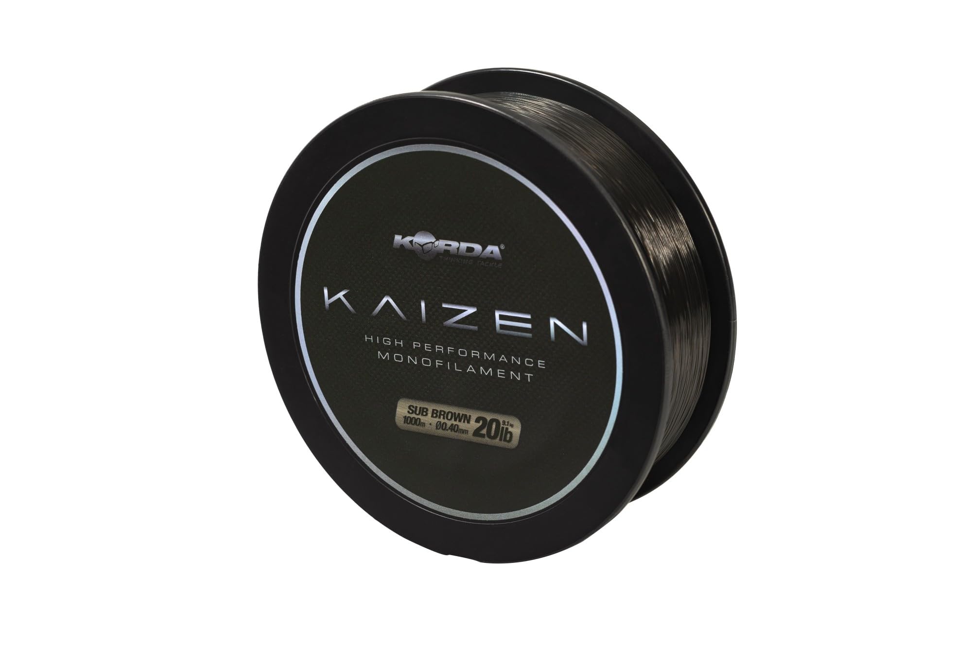 Korda Kaizen Mono Green 12lb 1000m | Carp Fishing Line for Distance Casting or Close Range Snag Fishing | Strong Reliable Knots | Abrasion Resistant | Low Stretch | 0.30mm 12lb b.s | Code KDCM15