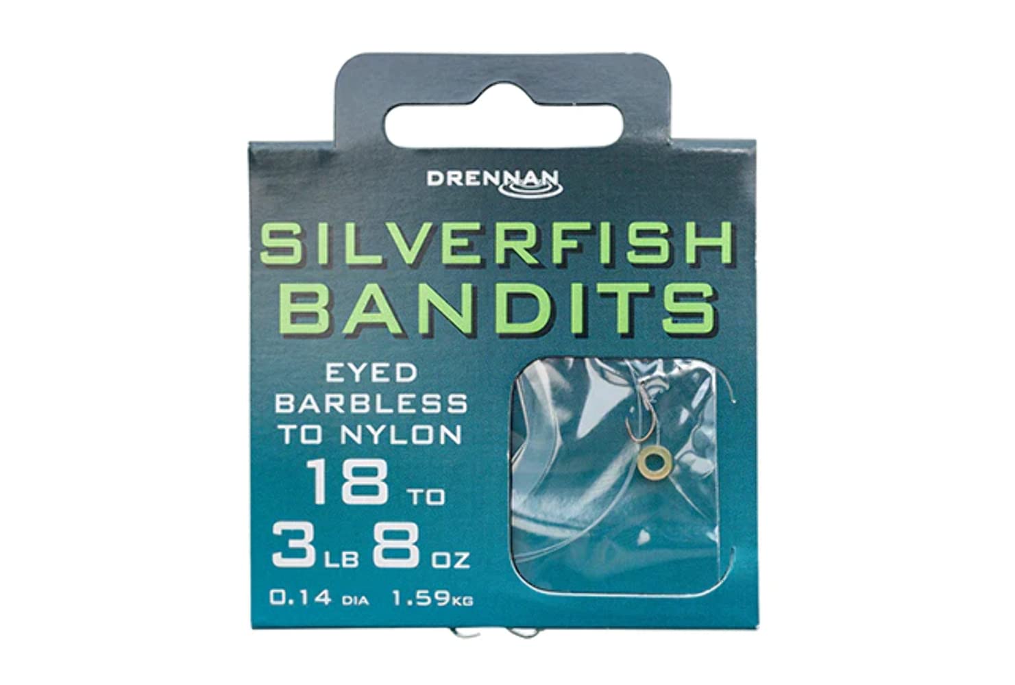 Drennan Silverfish Bandits Eyed Barbless 12 to 5lb (18 to 3lb 8oz)