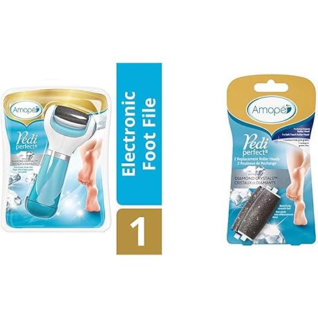 Amope Pedi Perfect Wet & Dry Rechargeable Foot File with Pedi Perfect...