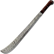 Custom Handmade Damascus Steel 28 Inches Hunting Sword Knife with Sheath 6056