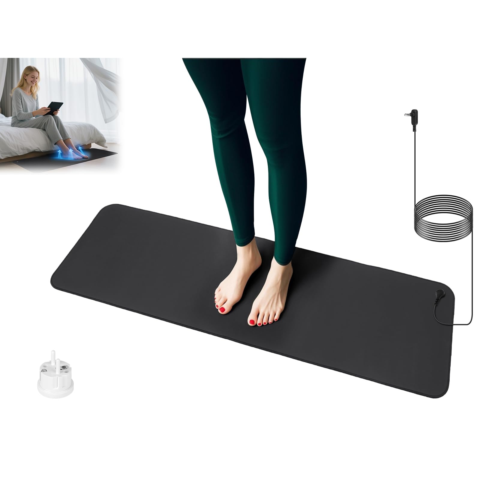 Tappetino di Messa a Terra, 30 x 100 cm, Universale, con Design Sicuro e Materiali di Alta Qualità