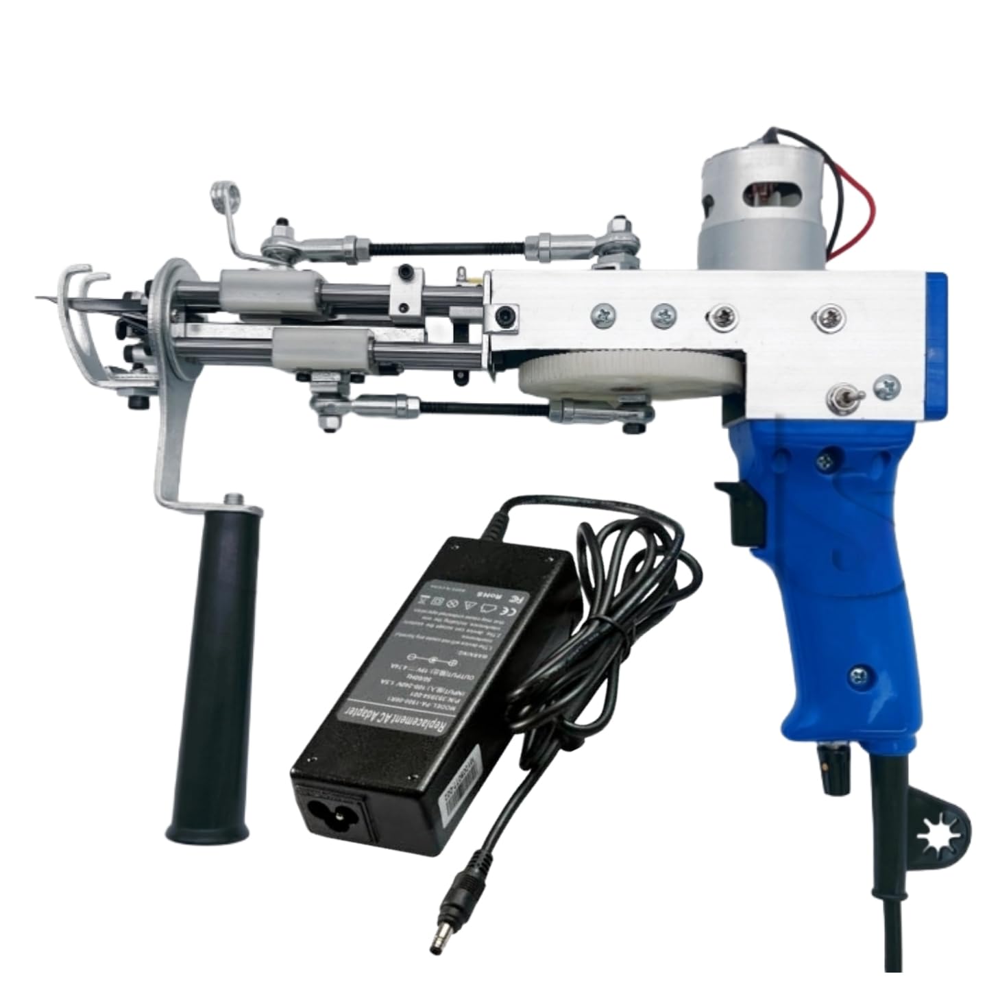 Electric Carpet Tufting Gun for Rug Making | Cut Pile | High Speed, Low Noise | Professional Rug Tufting Machine for Beginners & Experts (Blue)-image-7