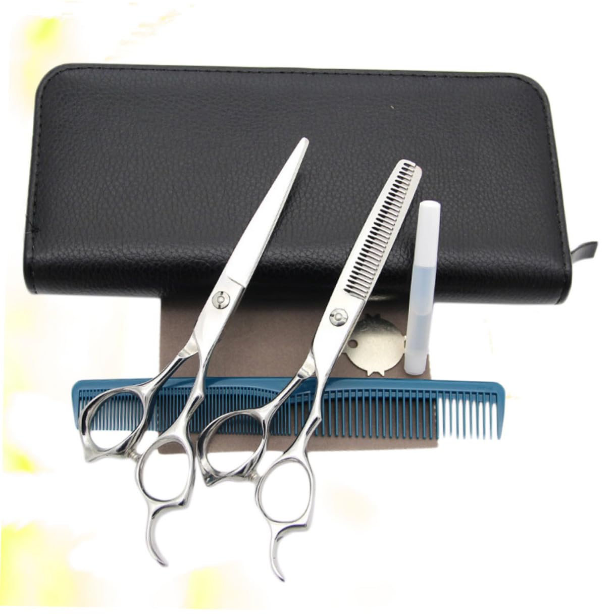 Tijeras para Cortar el Pelo Tijeras de Corte de Acero Inoxidable de Barbería para Corte de Pelo para Peluquería Casa o Salón