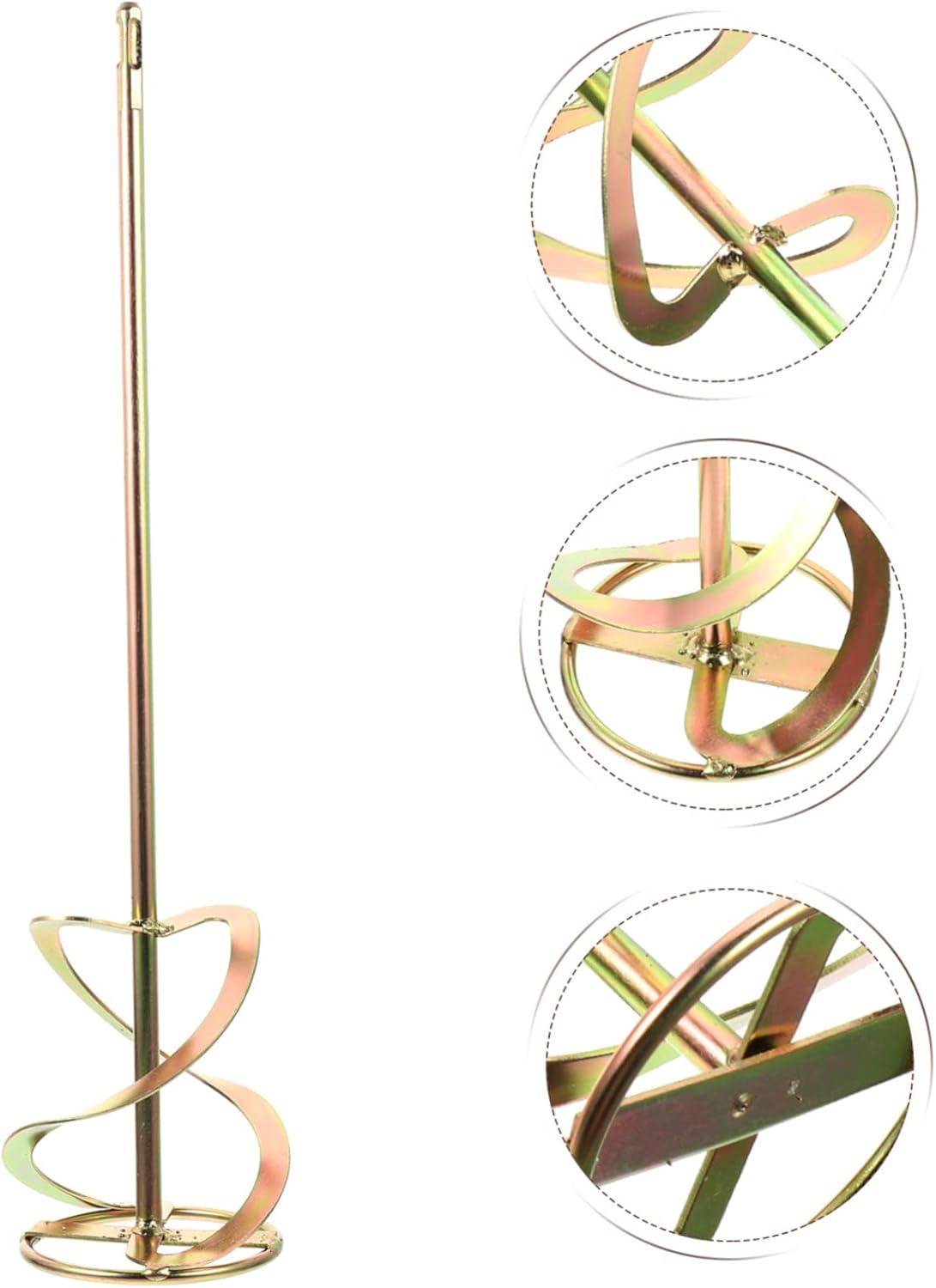 UPKOCH Drill Mixer Cement Electric Drill Stirring Rod Suitable for Epoxy Resins Paints 45 Steel High Hardness