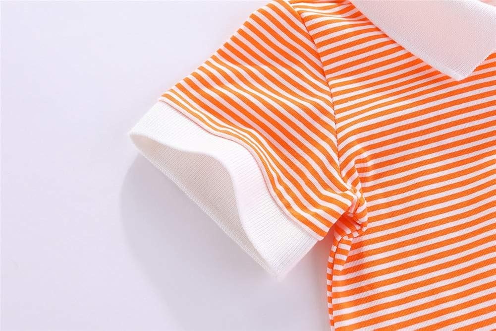 Mud Kingdom Little Girls Tunic Shirt with Collar Cute Stripe Summer: Clothing, Shoes & Jewelry