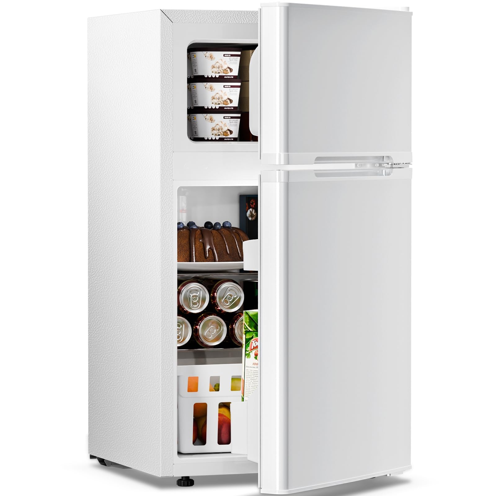 Antarctic Star Compact Refrigerator 3.1 cu ft Compact Freezer White
