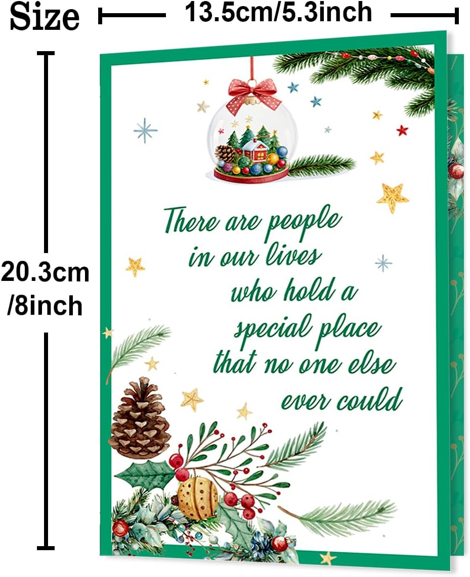 Funny Christmas Cards for Friend, Best Friend Christmas Card Gifts, Unique Xmas Cards for Special Friends - Image 3