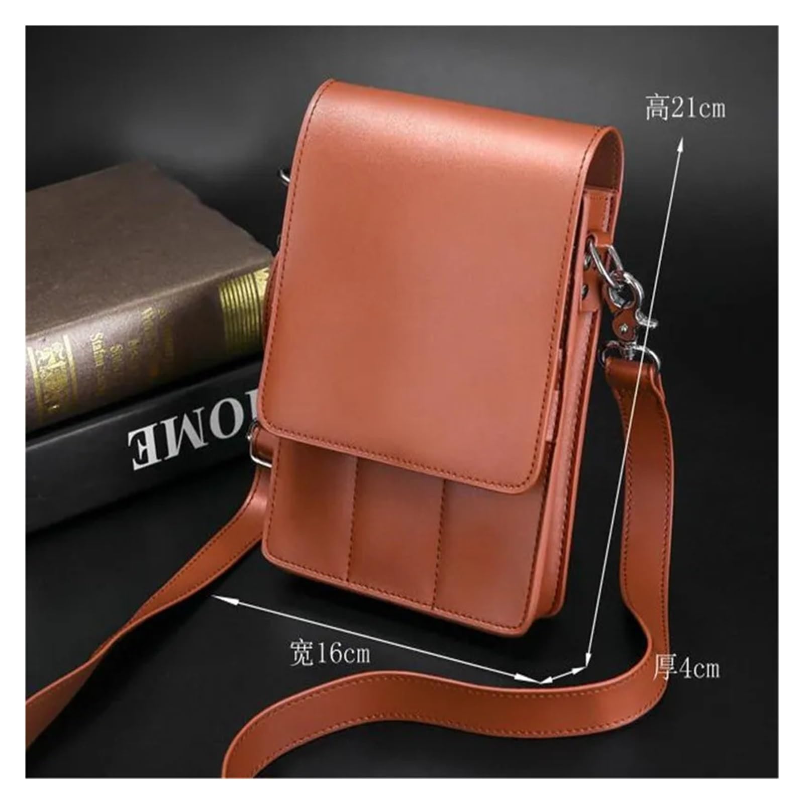 Friseurscheide Hüfttasche Professionelle Leder-Haarscherentasche, Gürteltasche mit Clips, Friseurscheren-Holster, Beutelhalter, Etui mit Hüftgurt(Brown)