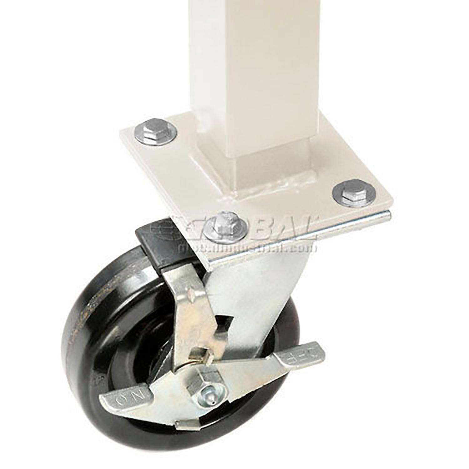 5 Phenolic Swivel Casters with Brakes Tan by Global Industrial – Phenolic, tan, Model 253947TN