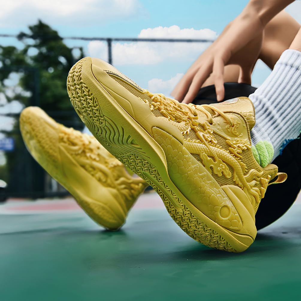 Zapatillas de Baloncesto para Hombre Aire Antideslizantes Hombre Zapatillas de Deporte Moda Calzado de Baloncesto Zapatos de Baloncesto Masculino Gimnasio