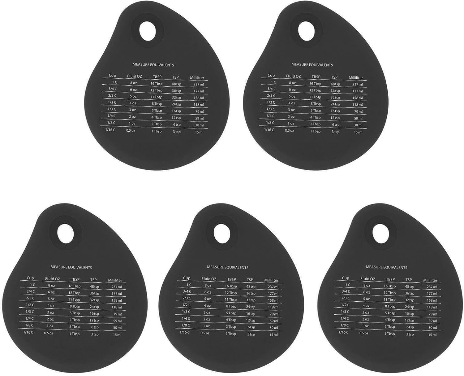 Premium Silicone Pan Scraper,Dough Scraper,5pcs Silicone