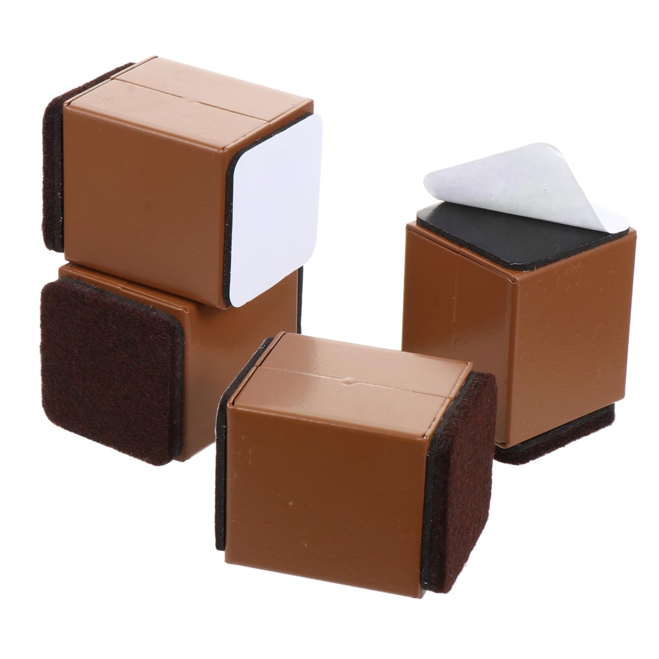 Rehausseurs de meubles marron WOONEKY pour surélever table et canapé