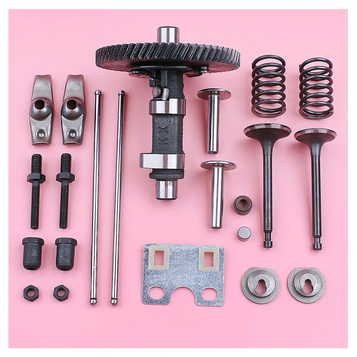 Piezas de repuesto para herramientas eléctricas para exteriores, eje de levas para GX390 13HP GX 390, elevador de válvula, placa de varilla de empuje, juego de brazo basculante, motor de cortacésped,